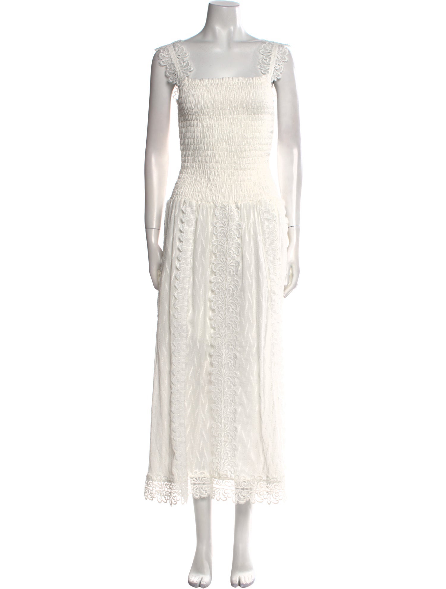 WaiMari Square Neckline Long Dress