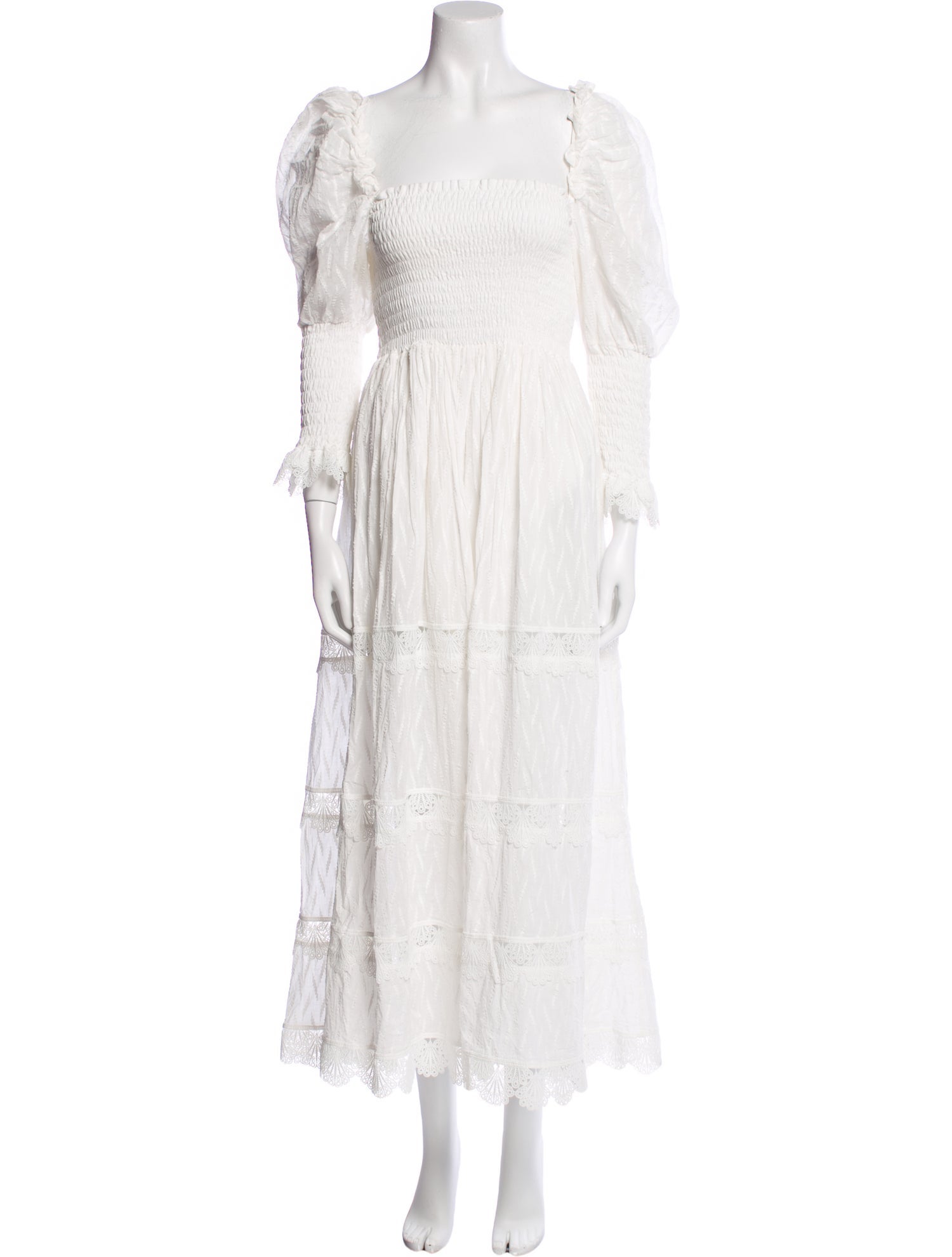 WaiMari Square Neckline Long Dress