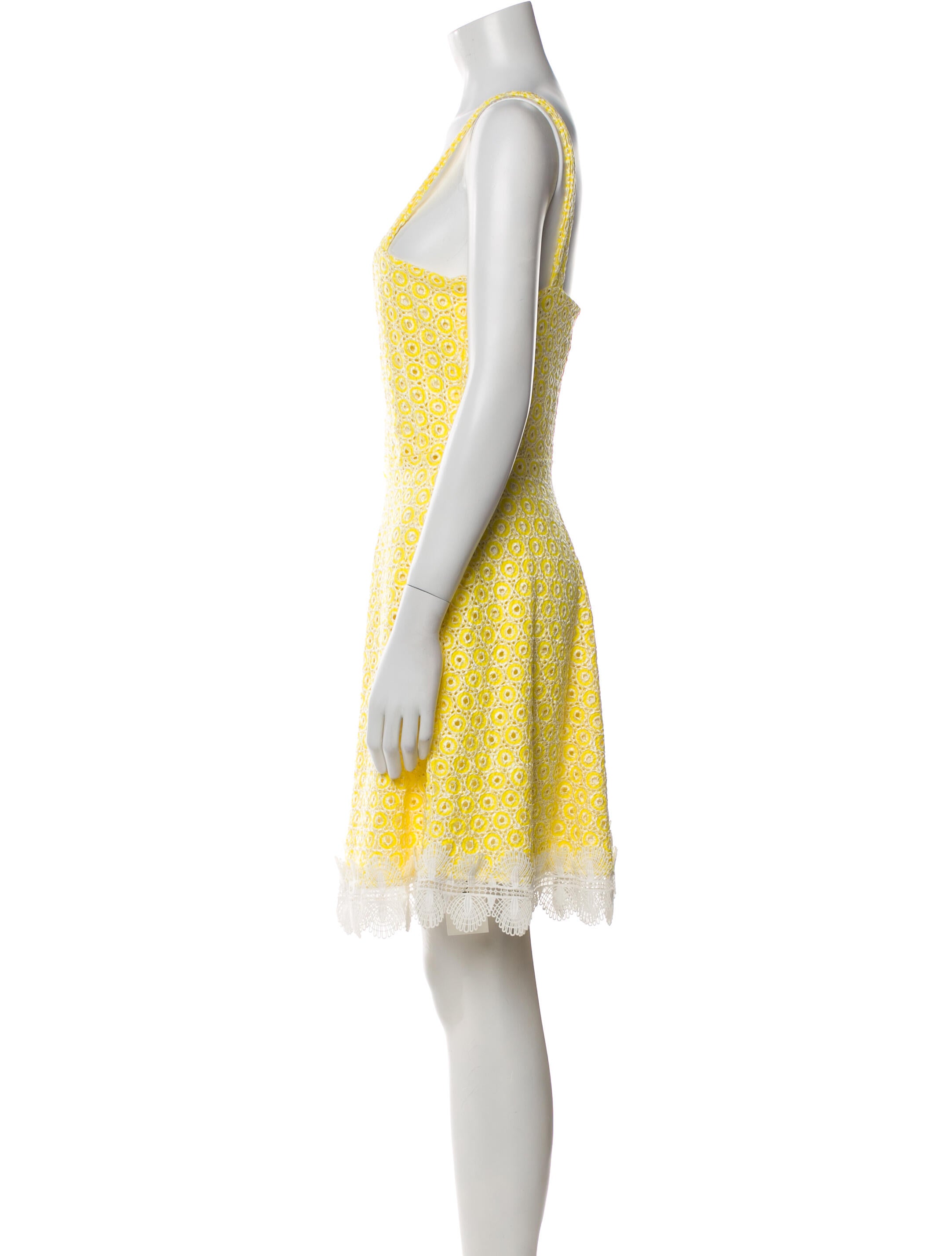 WaiMari Square Neckline Mini Dress w/ Tags