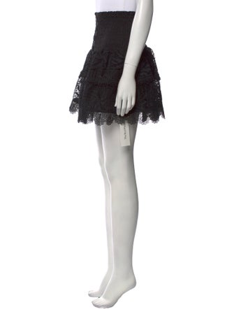 WaiMari Lace Pattern Mini Skirt