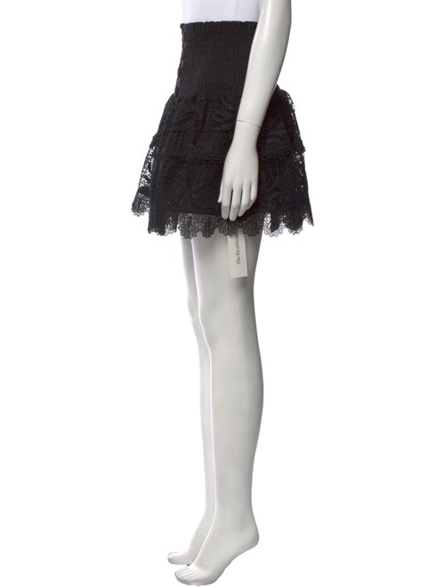 WaiMari Lace Pattern Mini Skirt