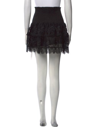 WaiMari Lace Pattern Mini Skirt