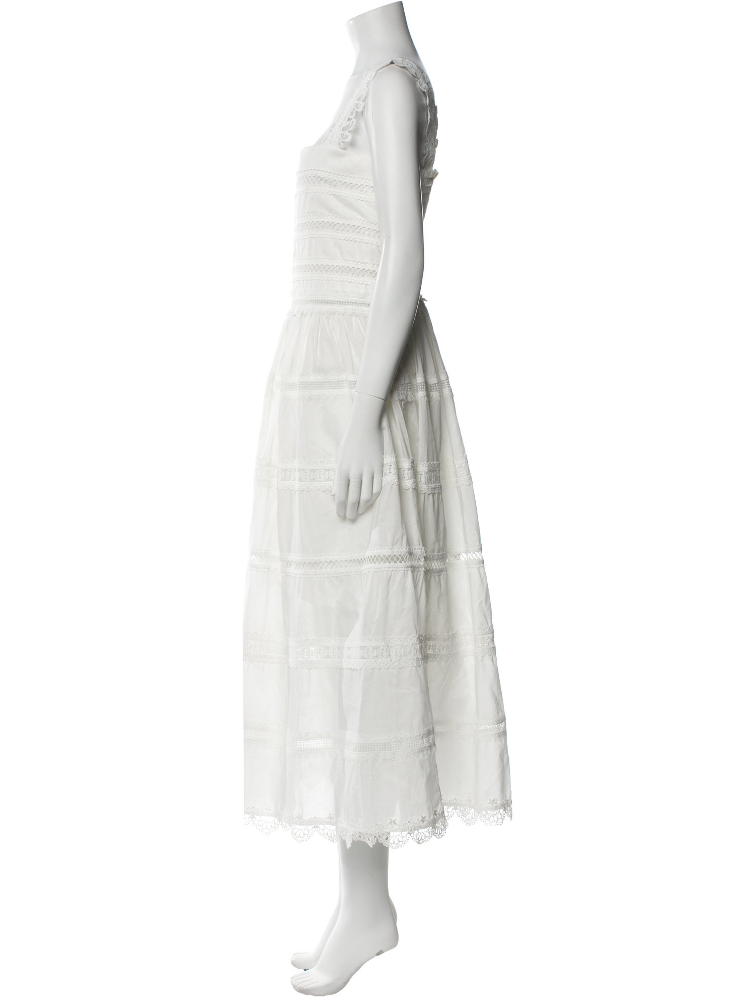 WaiMari Square Neckline Long Dress