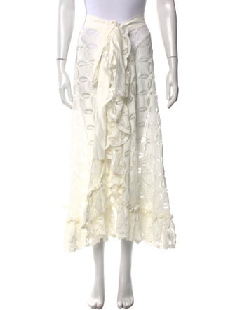 WaiMari Floral Print Midi Length Skirt