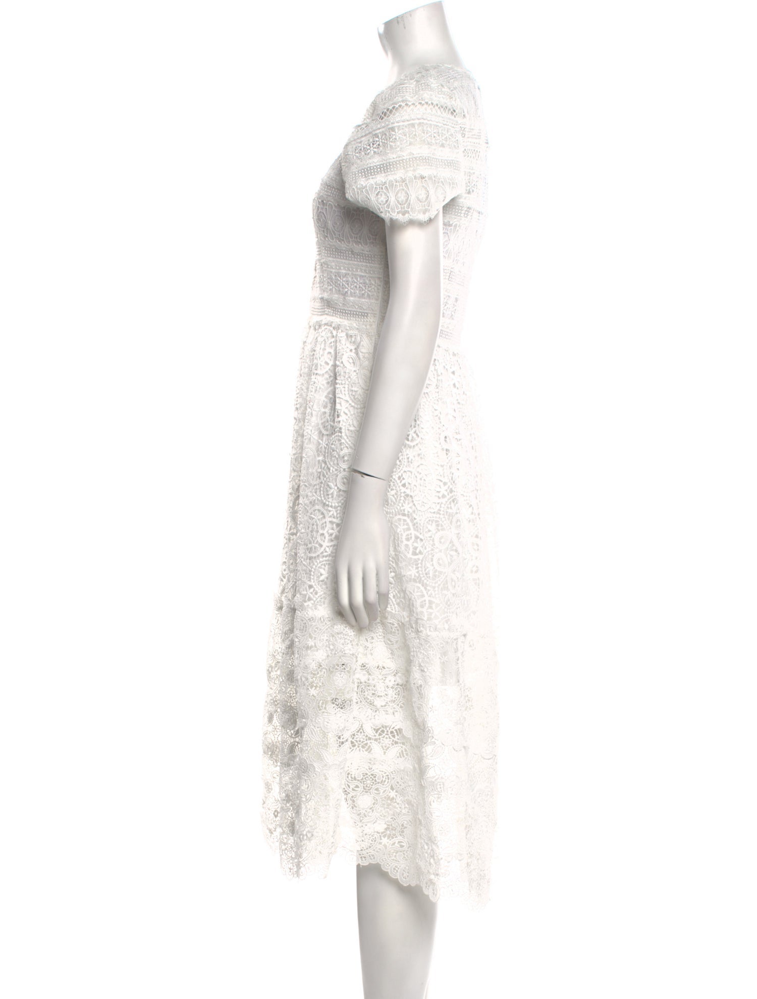 WaiMari V-Neck Midi Length Dress