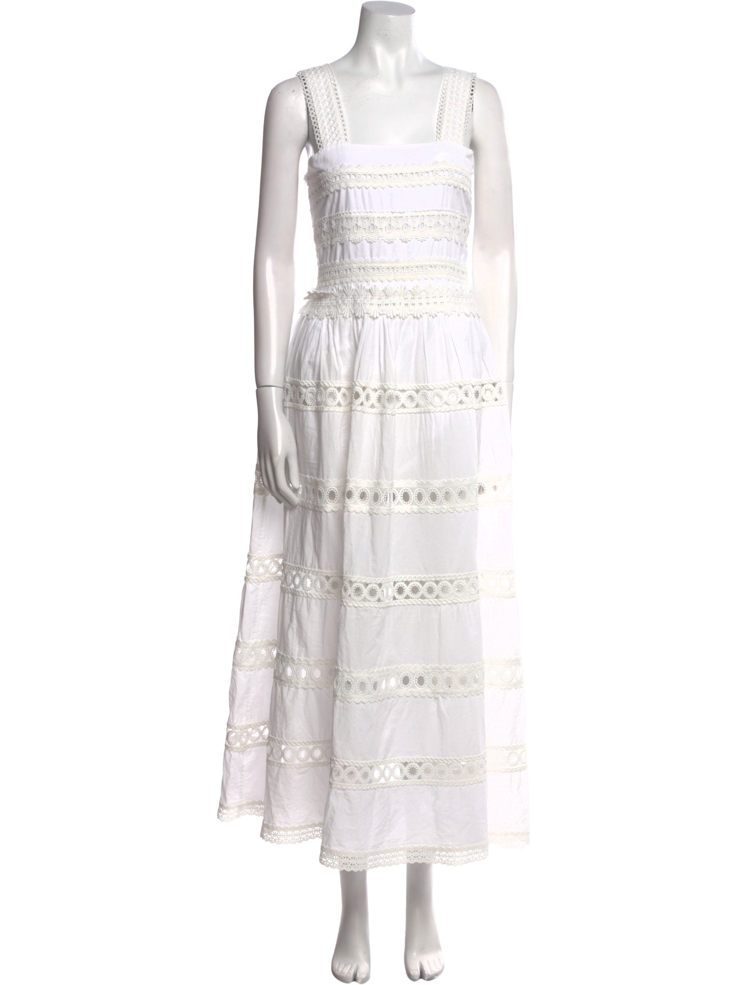 WaiMari Square Neckline Long Dress