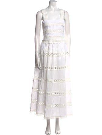 WaiMari Square Neckline Long Dress