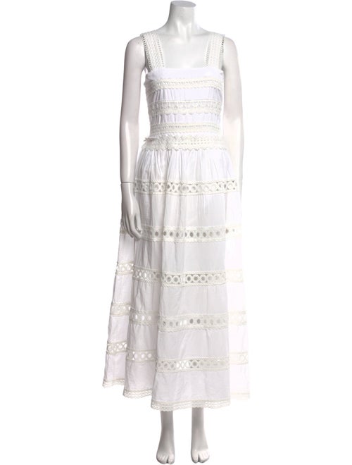 WaiMari Square Neckline Long Dress