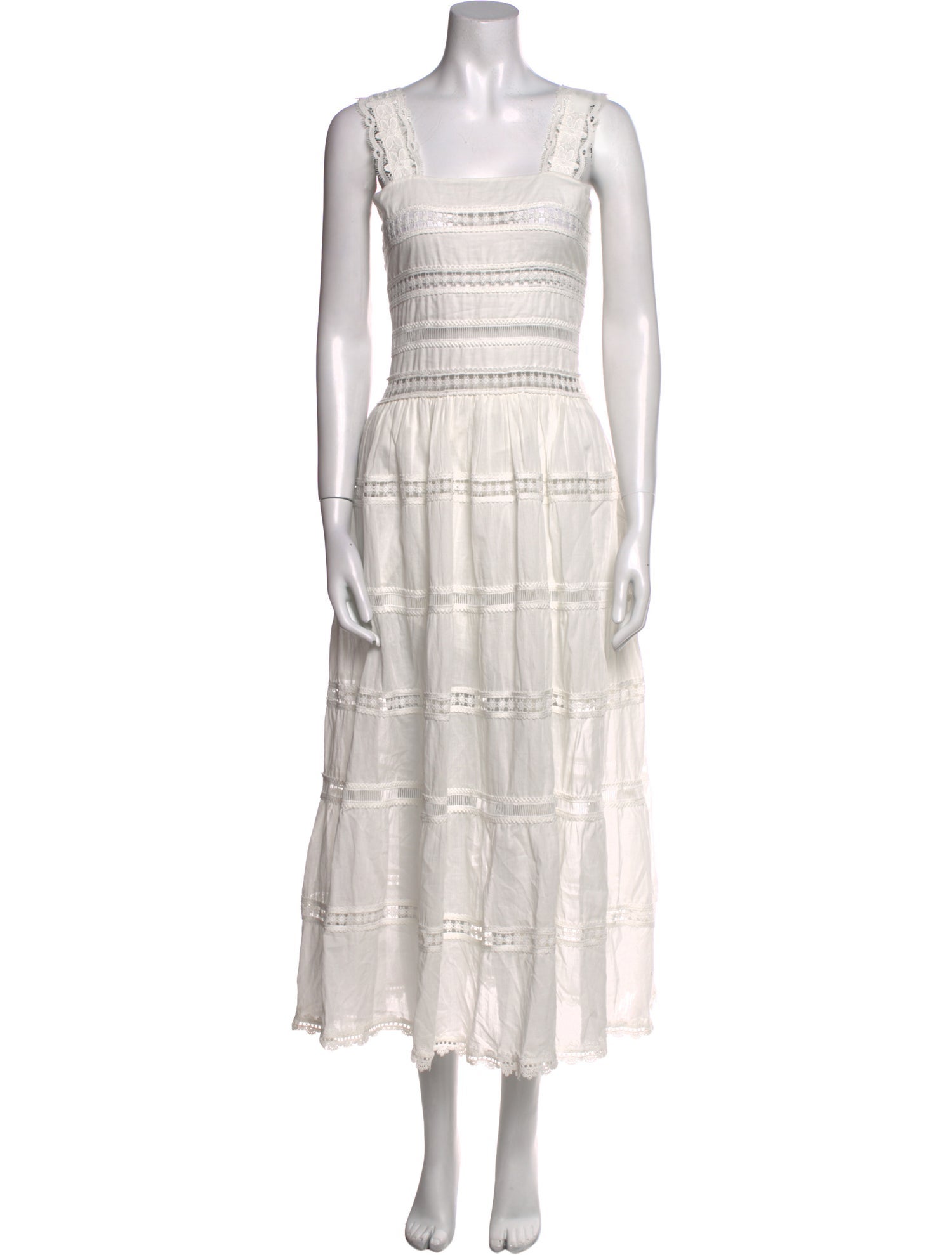 WaiMari Square Neckline Long Dress