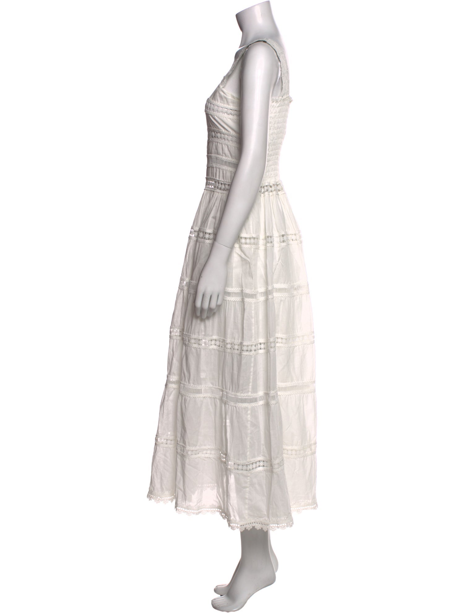 WaiMari Square Neckline Long Dress