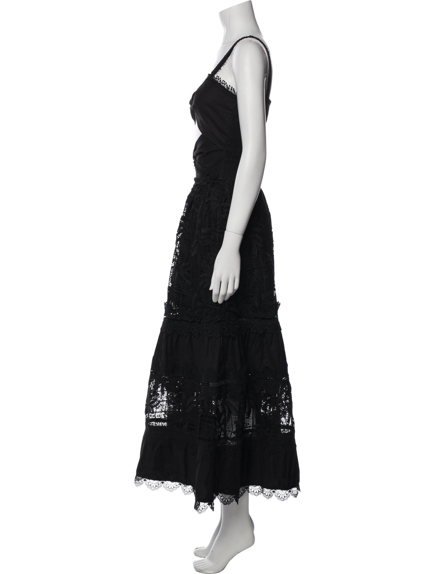 WaiMari Square Neckline Long Dress