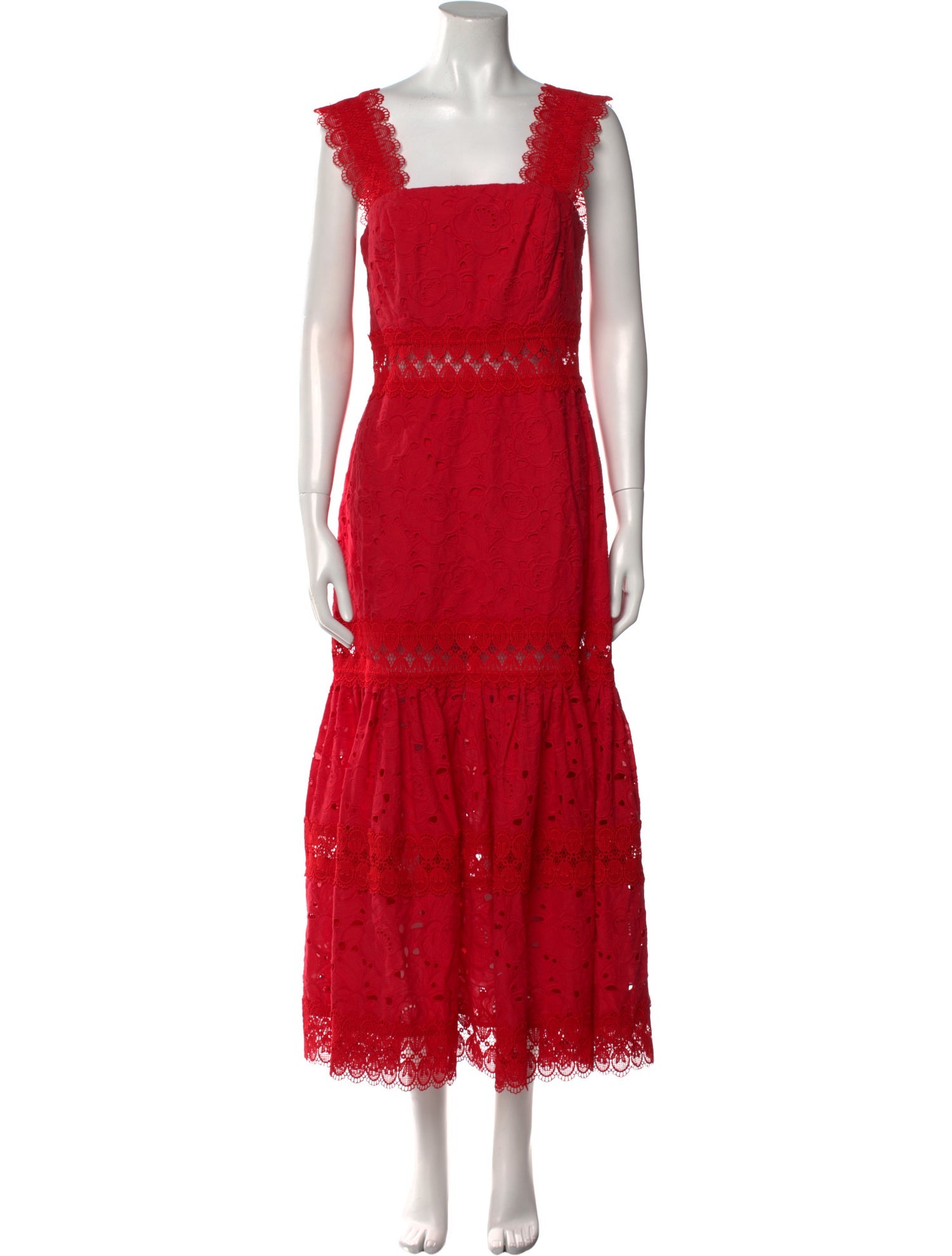 WaiMari Square Neckline Long Dress