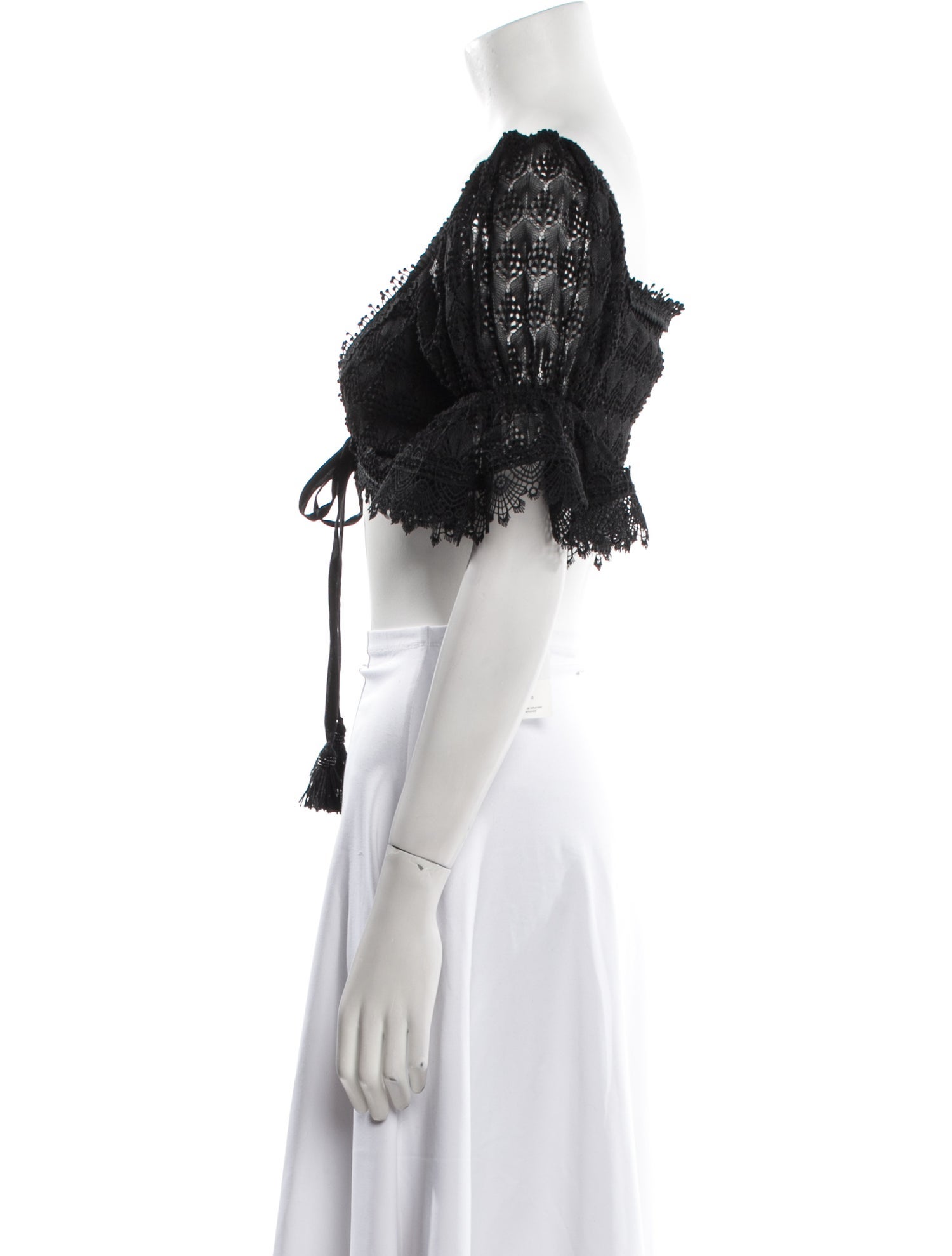 WaiMari V-Neck Short Sleeve Crop Top w/ Tags