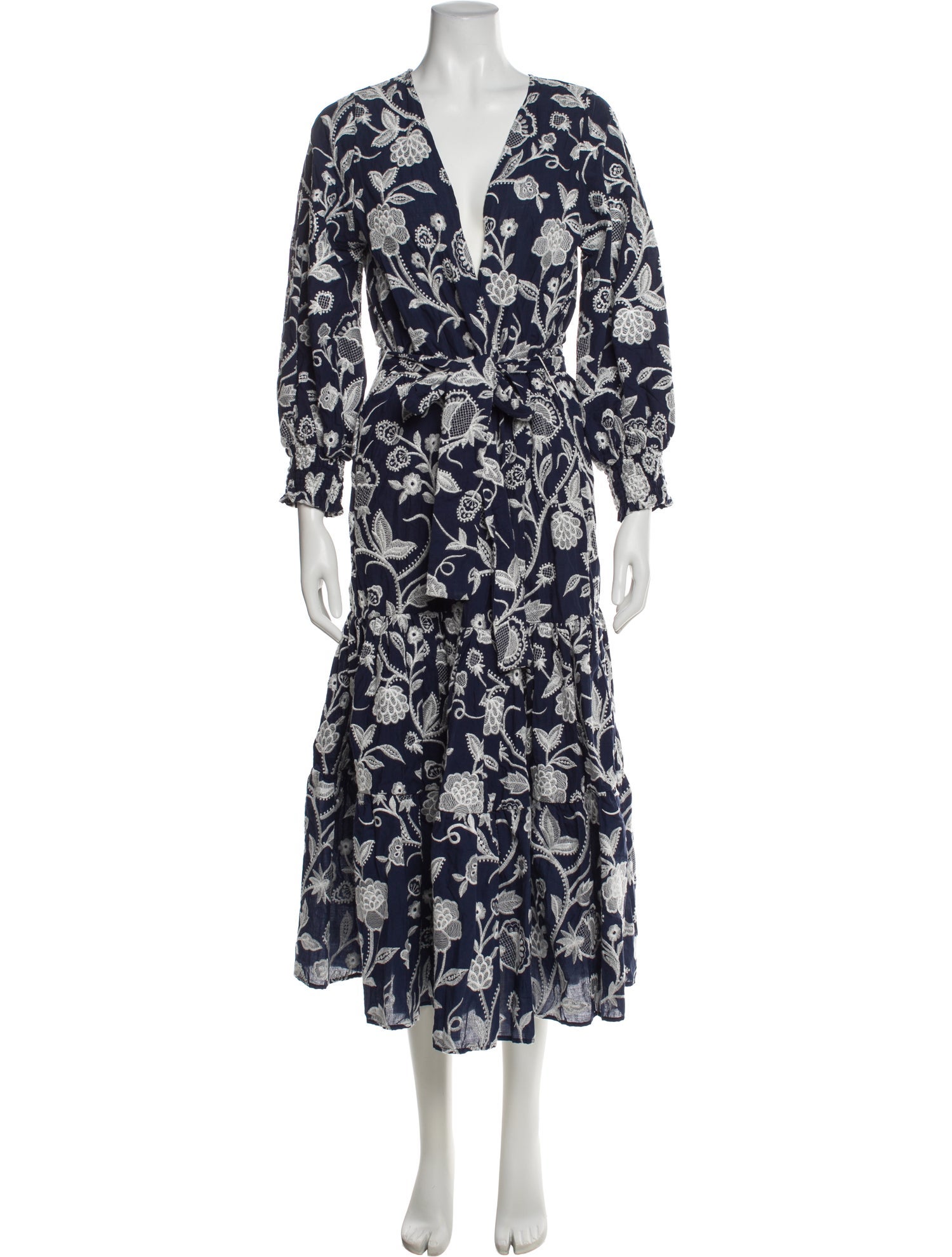 WaiMari Floral Print Long Dress w/ Tags