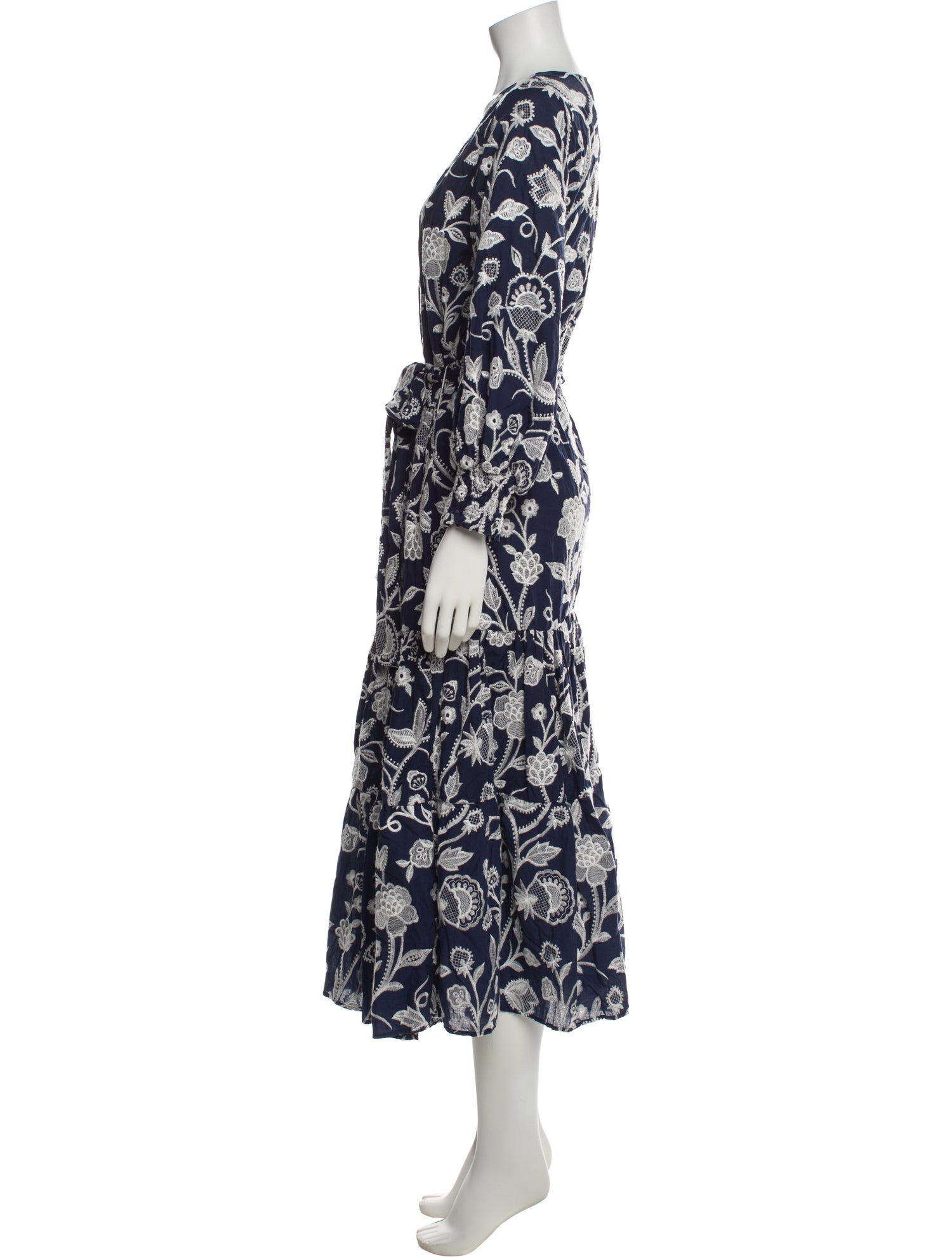 WaiMari Floral Print Long Dress w/ Tags