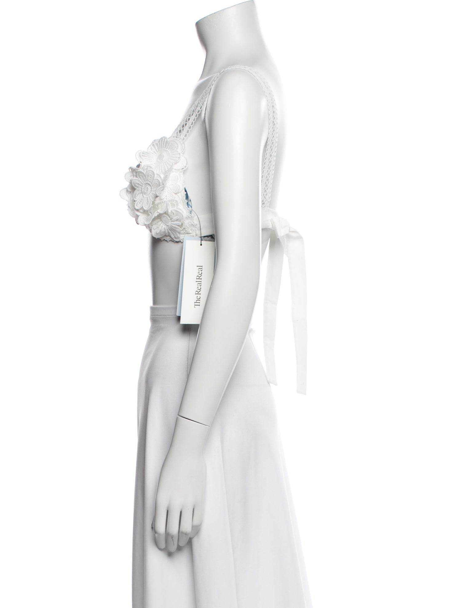 WaiMari Floral Print V-Neck Crop Top w/ Tags