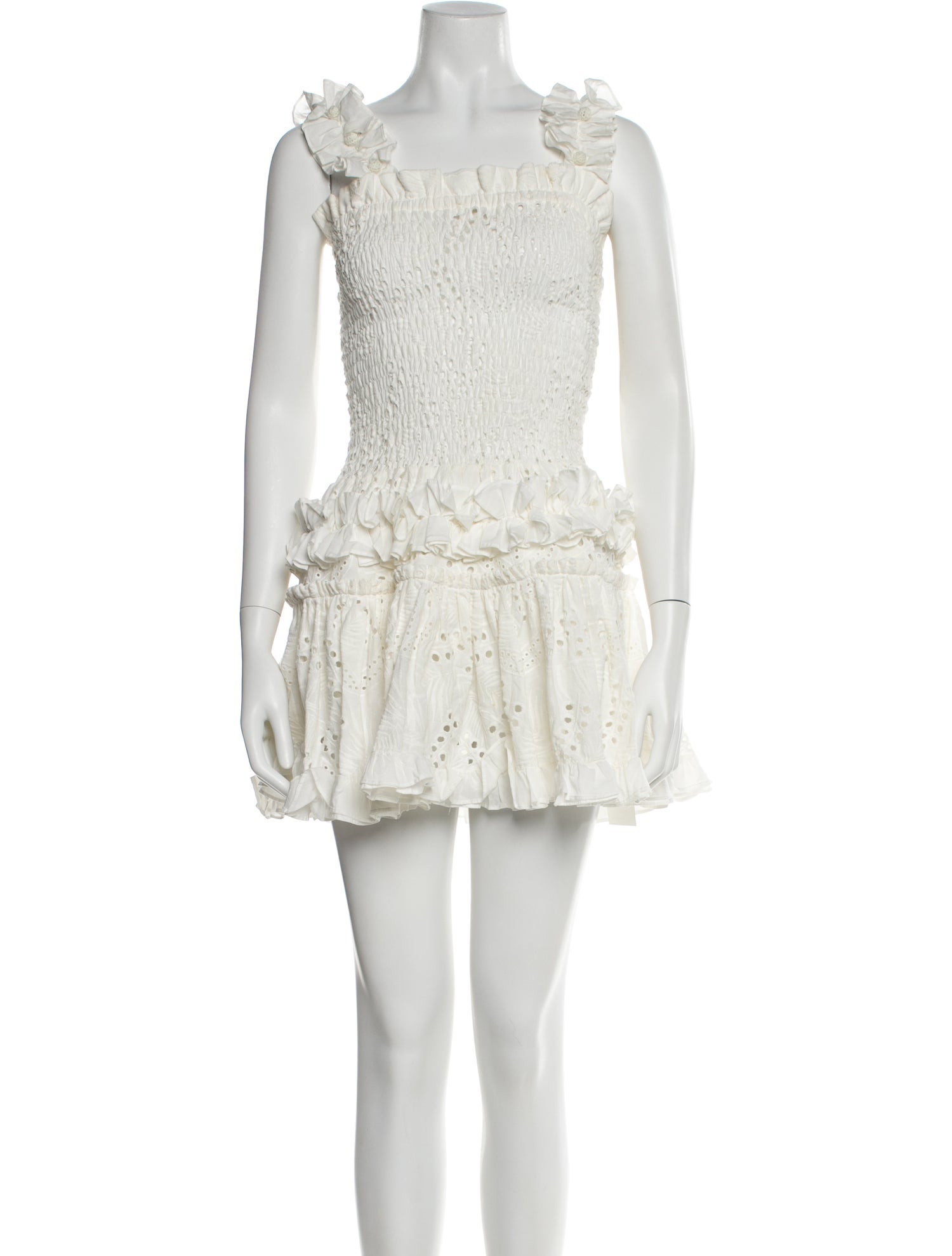 WaiMari Square Neckline Mini Dress