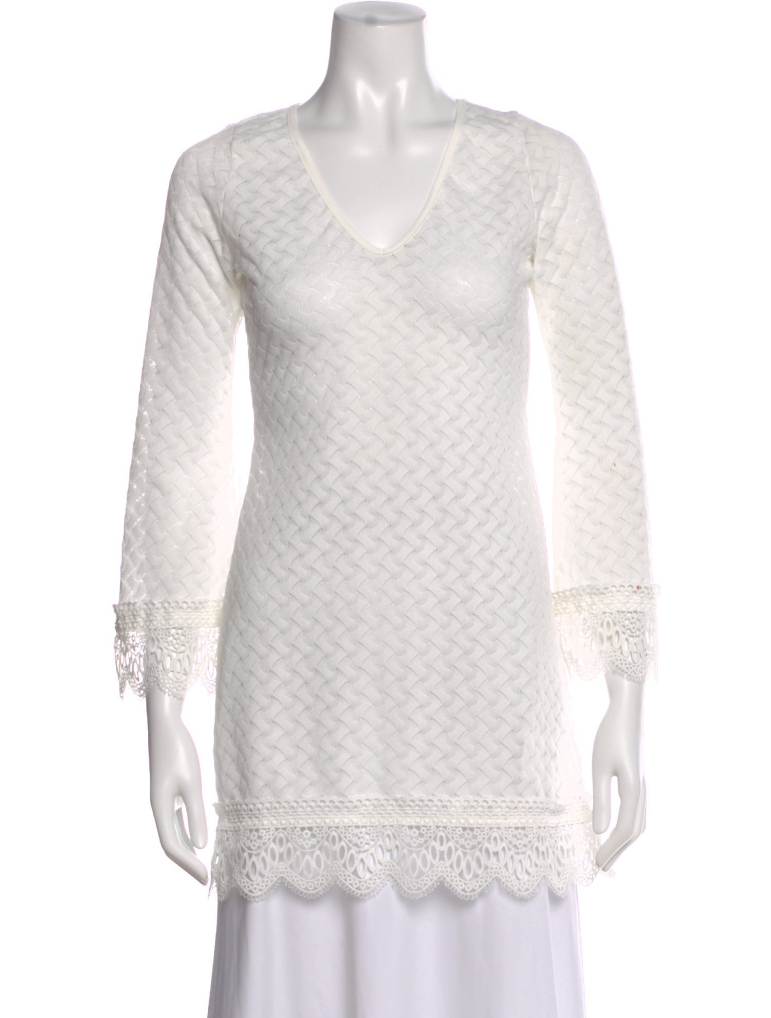 WaiMari Patterned V-Neck Tunic w/ Tags