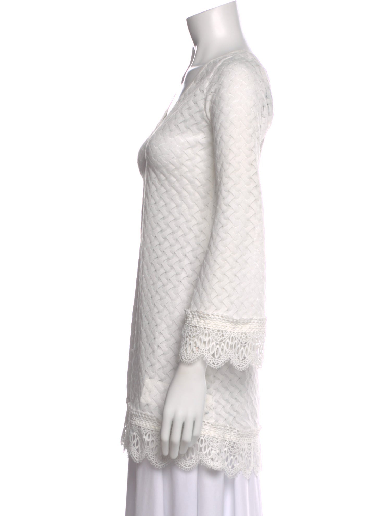 WaiMari Patterned V-Neck Tunic w/ Tags