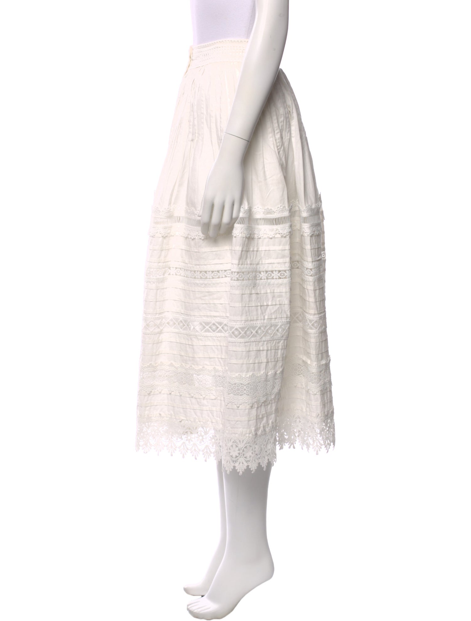 WaiMari Striped Midi Length Skirt