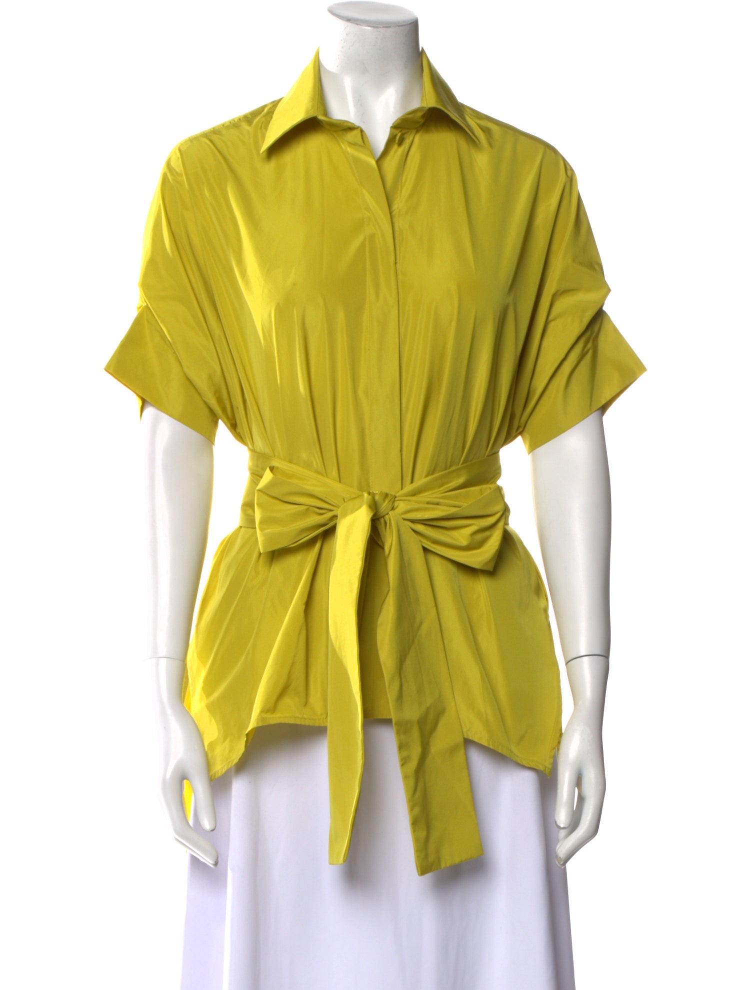 WINGATE Short Sleeve Button-Up Top