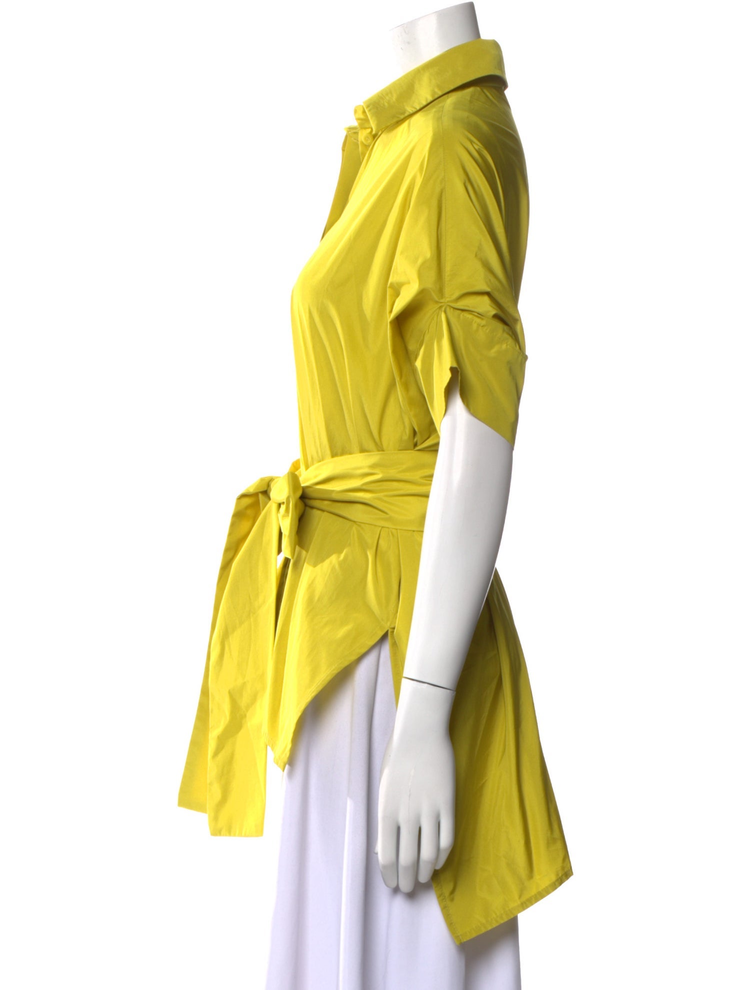 WINGATE Short Sleeve Button-Up Top