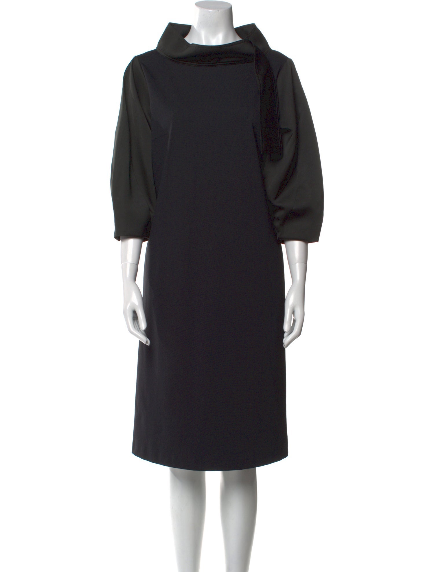 WINGATE Cowl Neck Knee-Length Dress