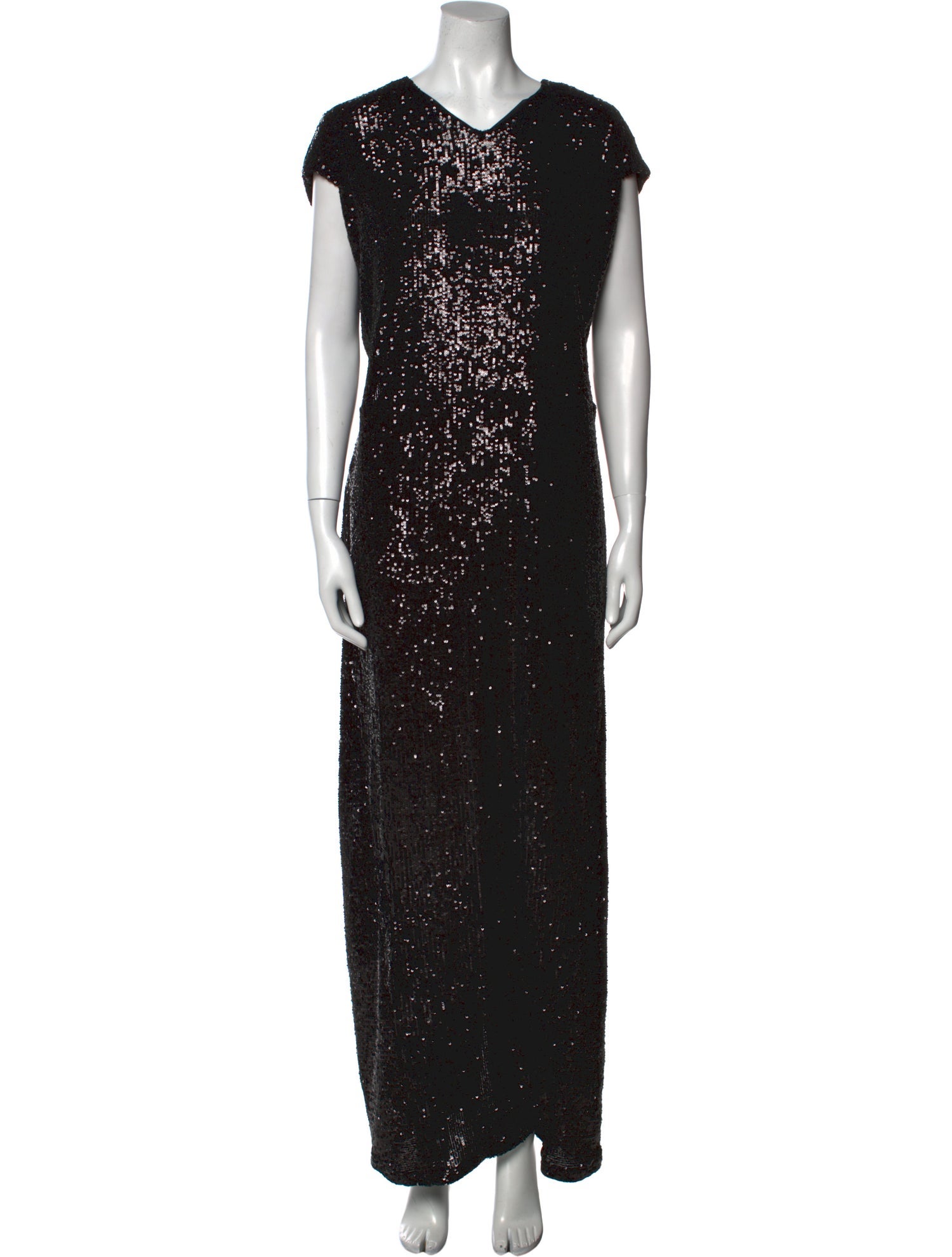 WINGATE V-Neck Long Dress