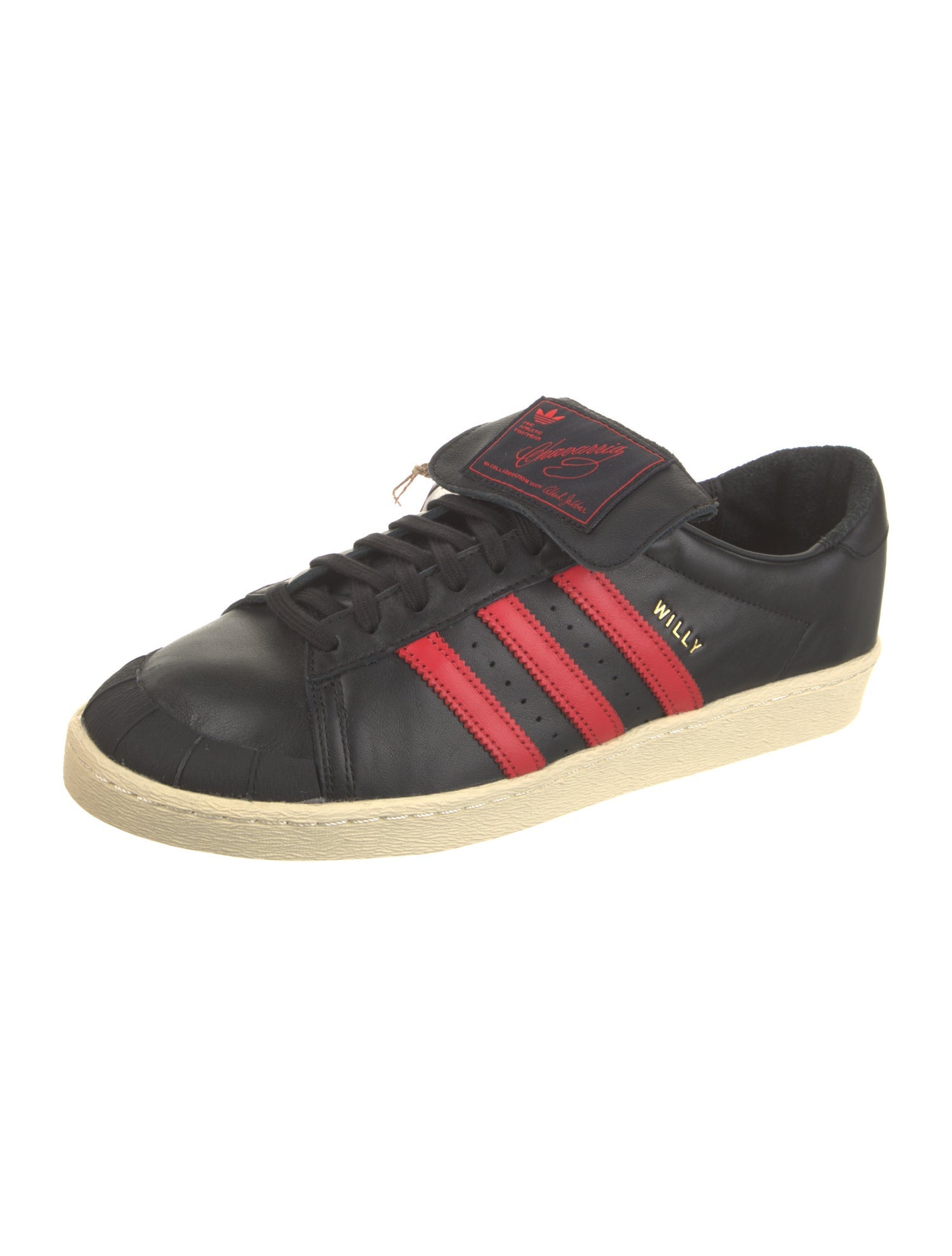 Willy Chavarria x adidas Leather Lasercut Accents Sneakers