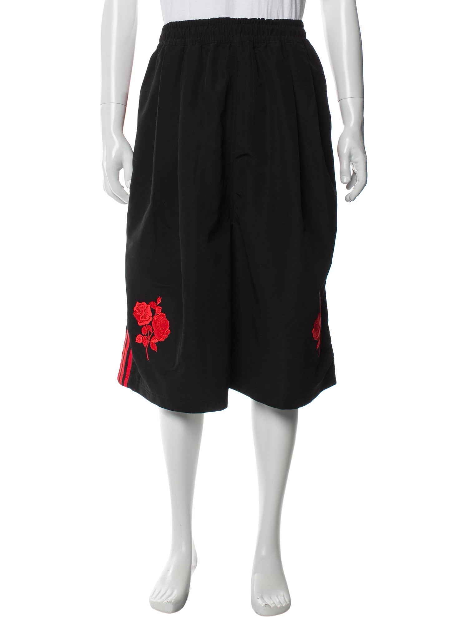 Willy Chavarria x adidas Graphic Print Athletic Shorts