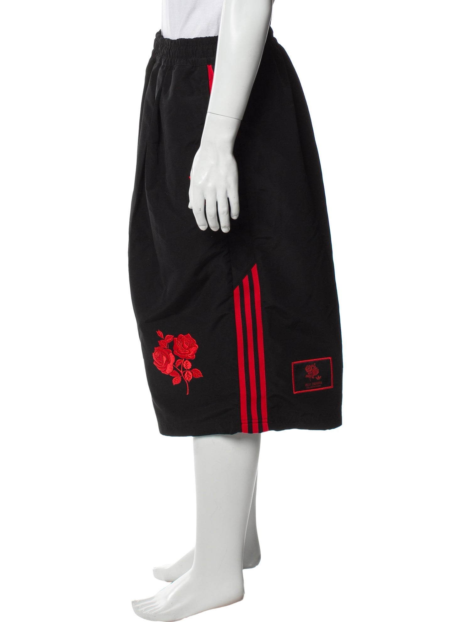 Willy Chavarria x adidas Graphic Print Athletic Shorts