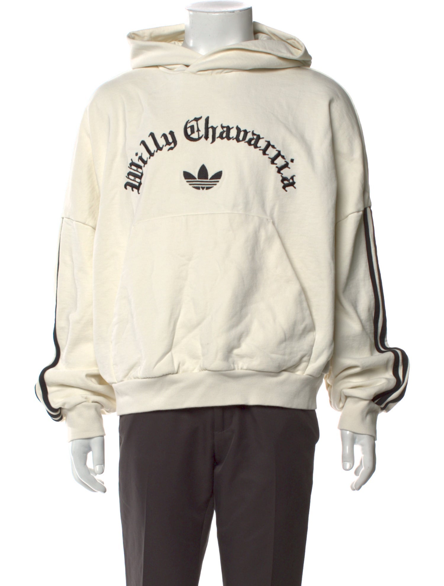 Willy Chavarria x adidas Graphic Print Crew Neck Hoodie