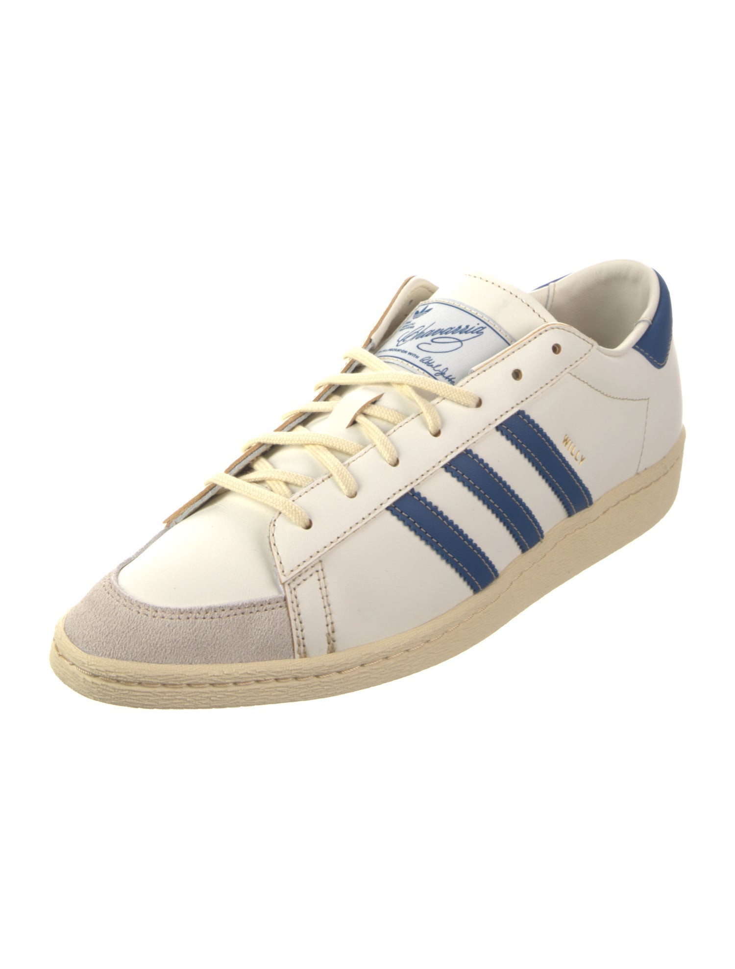 Willy Chavarria x adidas Leather Printed Sneakers w/ Tags