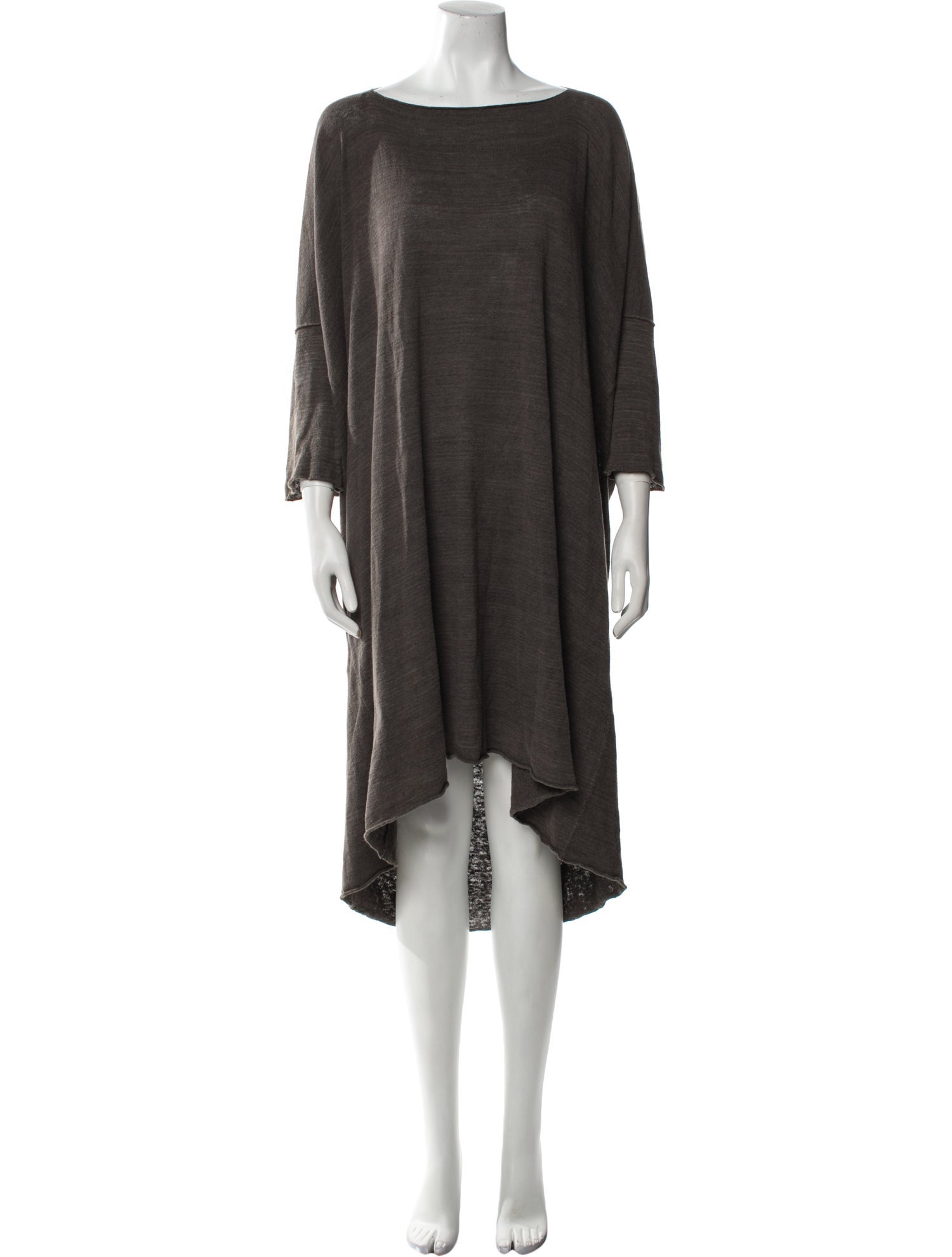 Lauren Manoogian Bateau Neckline Midi Length Dress