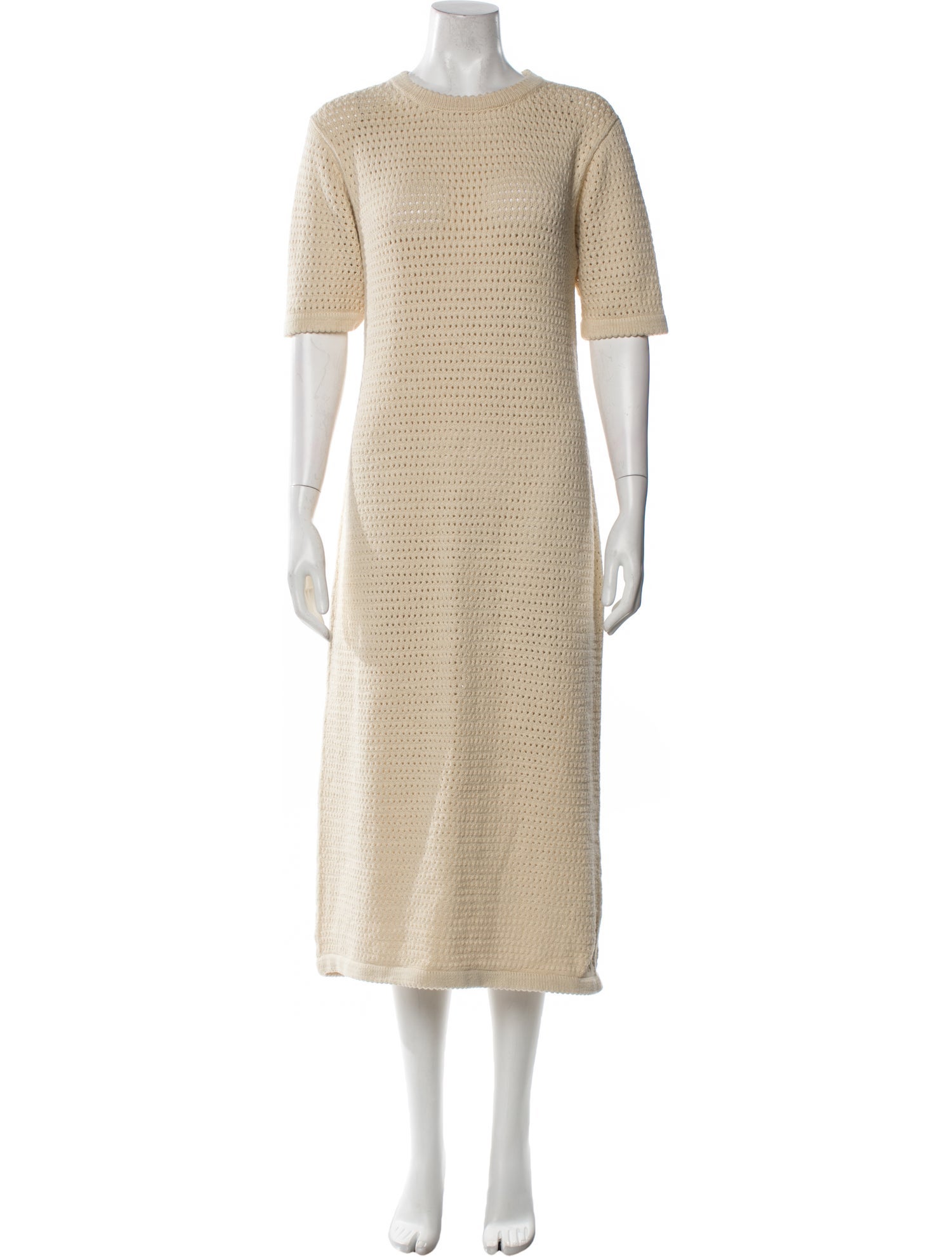Lauren Manoogian Crew Neck Midi Length Dress