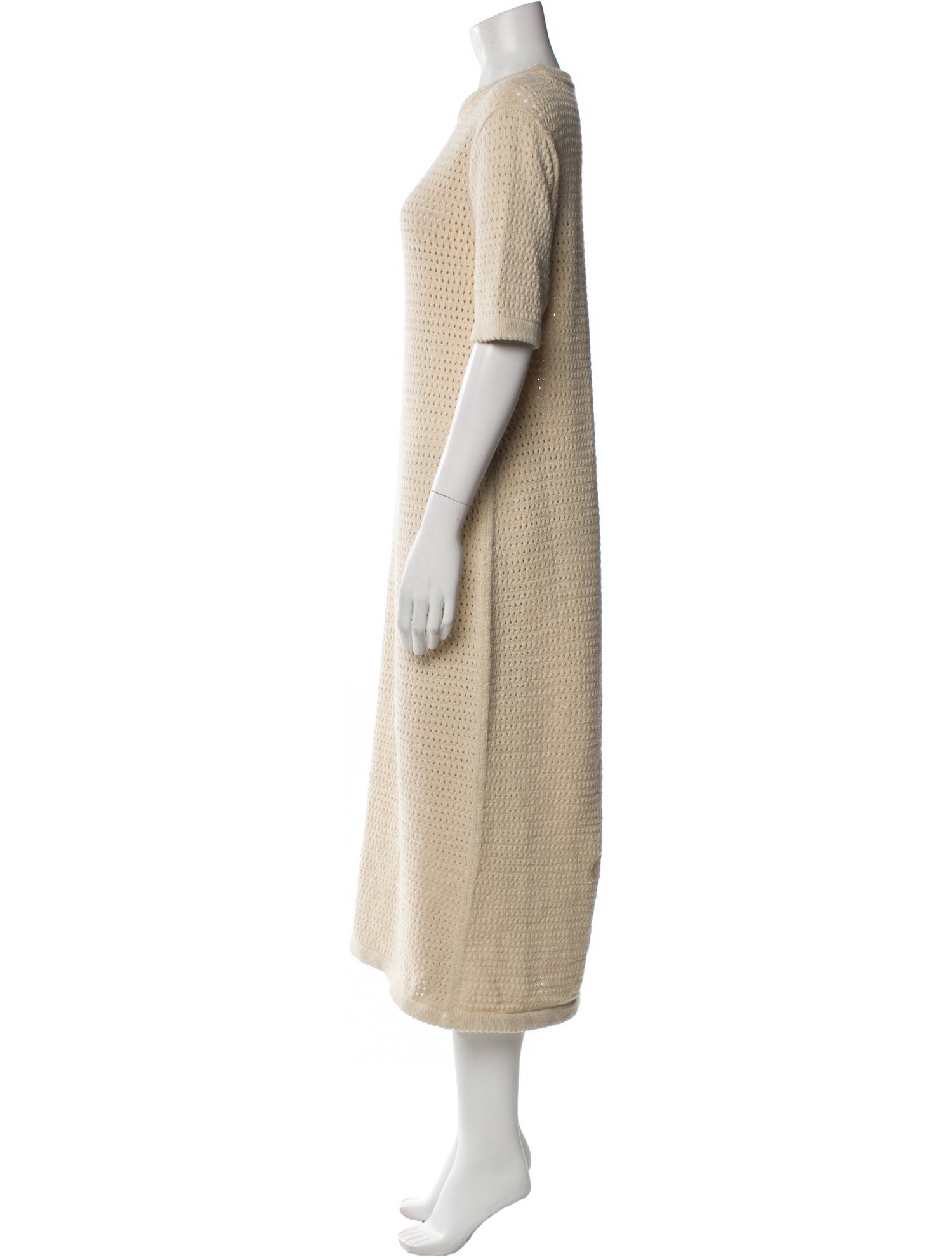 Lauren Manoogian Crew Neck Midi Length Dress
