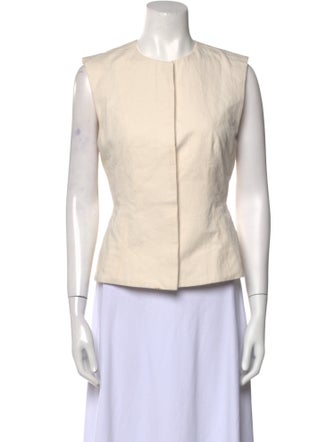 Lauren Manoogian Crew Neck Sleeveless Top