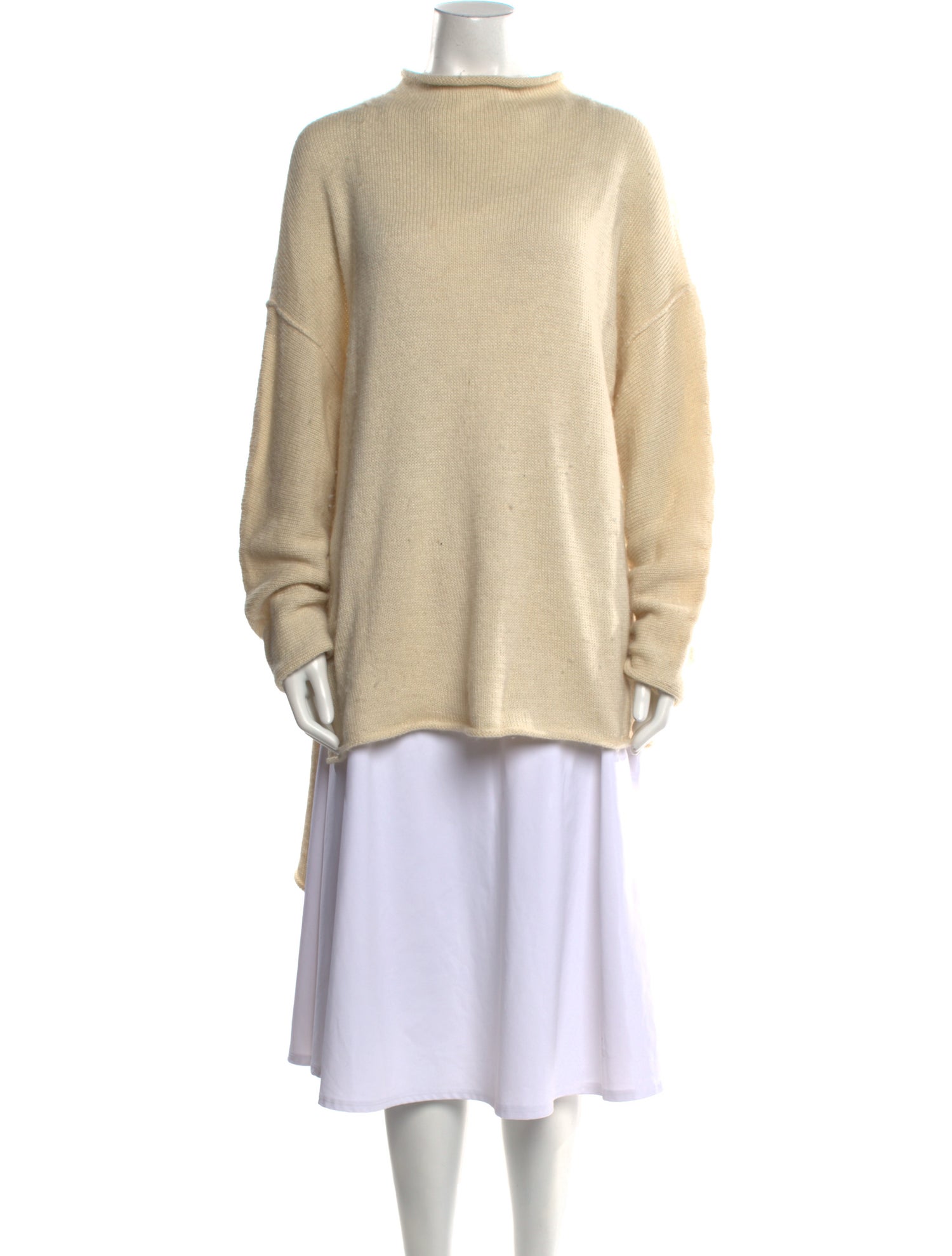 Lauren Manoogian Alpaca Mock Neck Sweater