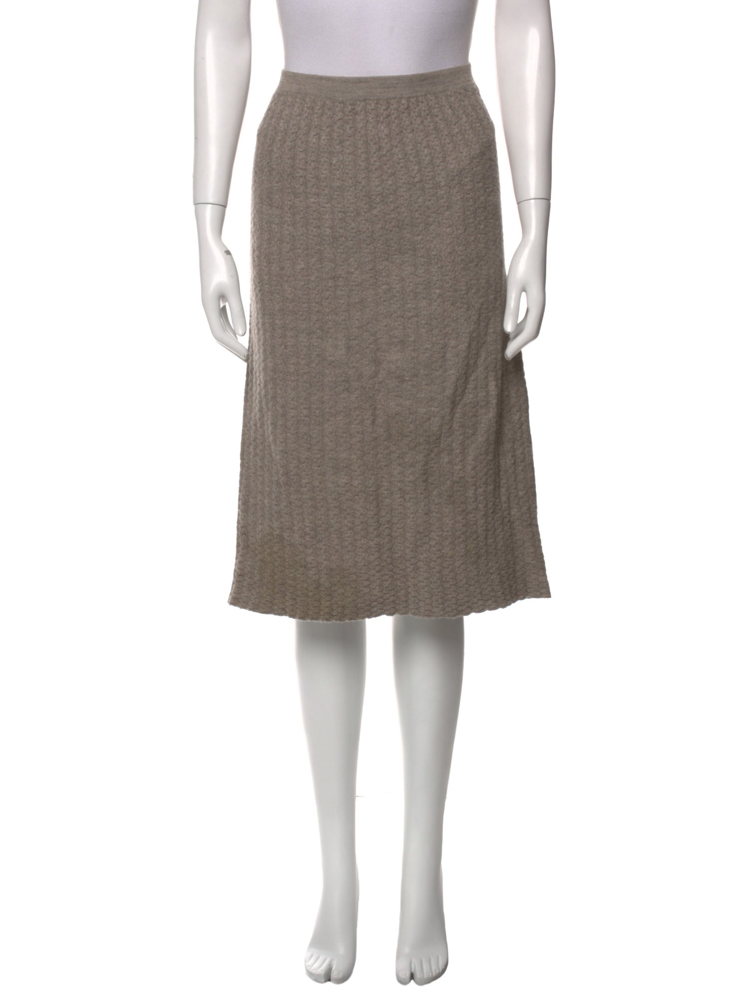 Lauren Manoogian Baby Alpaca Knee-Length Skirt