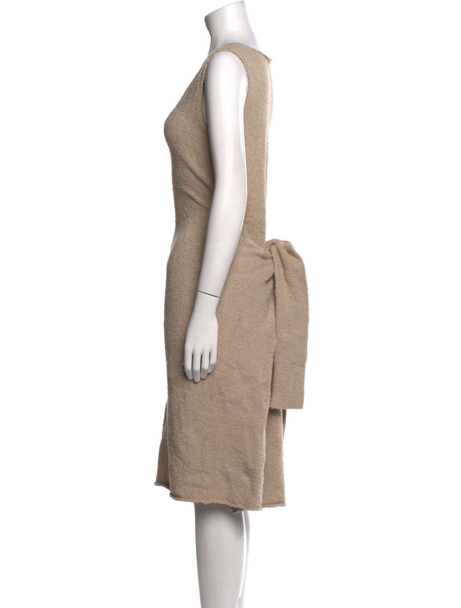 Lauren Manoogian Scoop Neck Knee-Length Dress