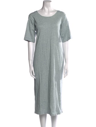 Lauren Manoogian Scoop Neck Midi Length Dress