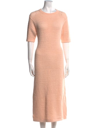 Lauren Manoogian Crew Neck Midi Length Dress