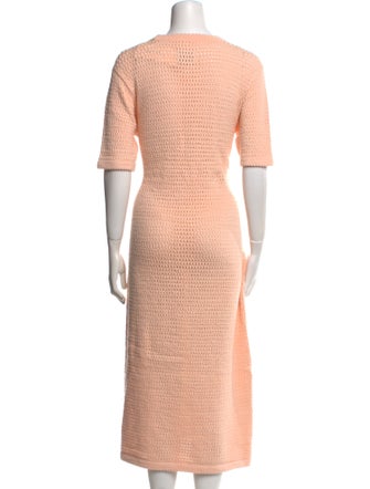 Lauren Manoogian Crew Neck Midi Length Dress