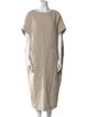 Lauren Manoogian Linen Midi Length Dress