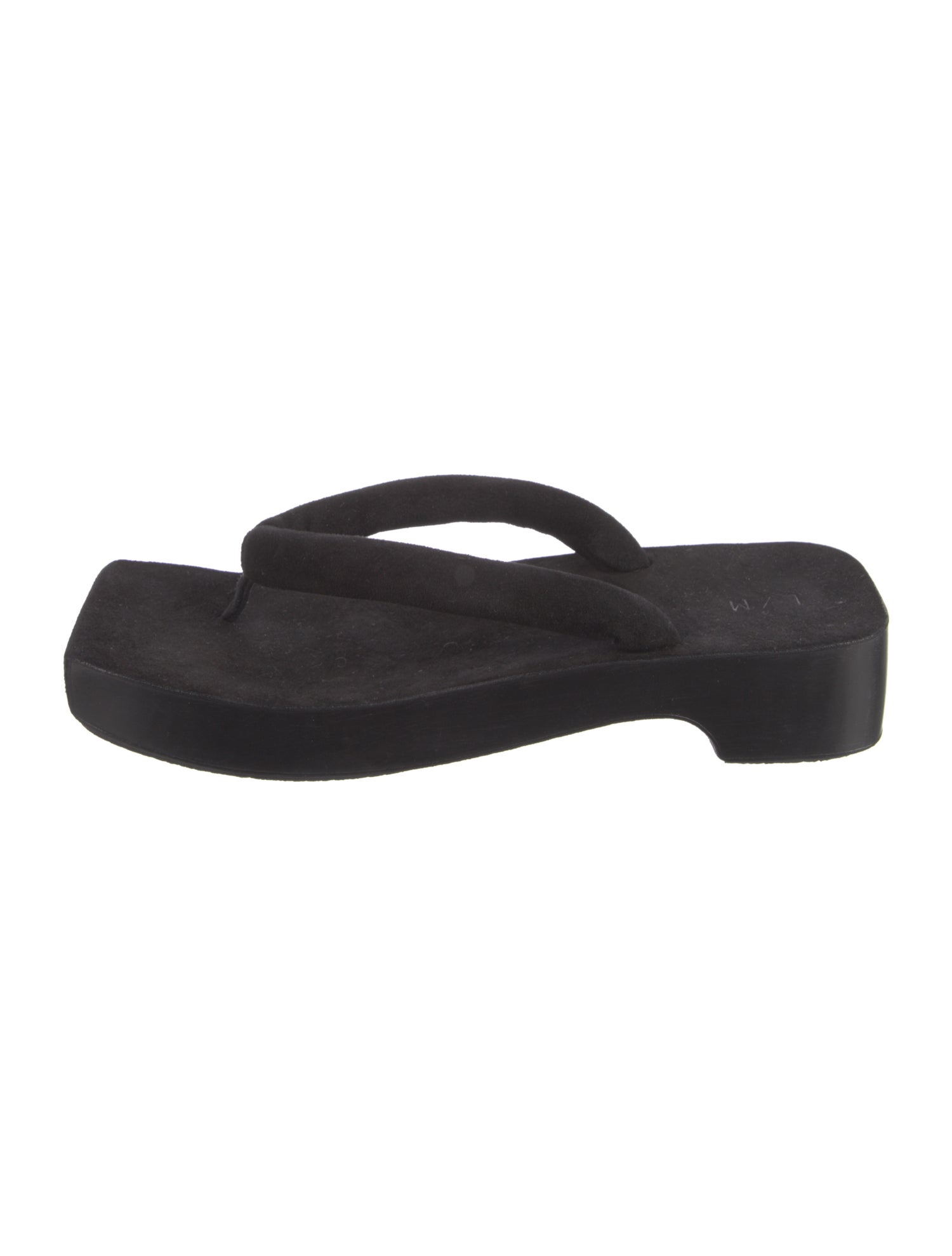 Lauren Manoogian Suede Leather Trim Embellishment Slides