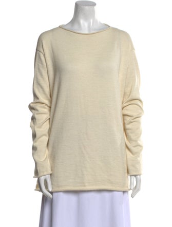 Lauren Manoogian Alpaca Bateau Neckline Sweater