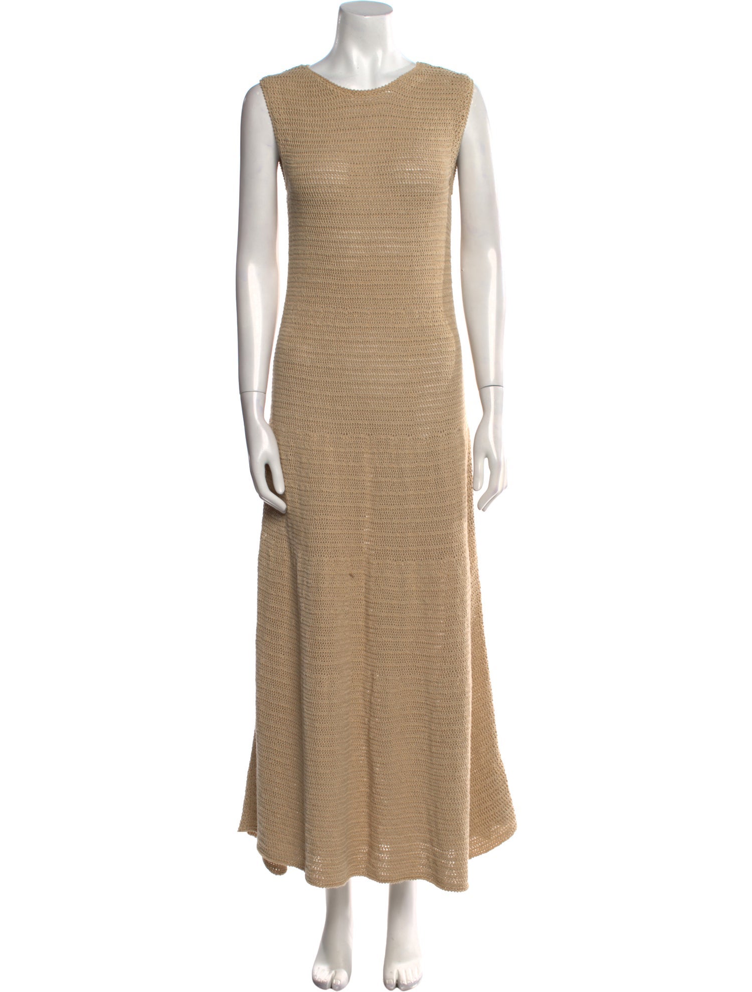 Lauren Manoogian Bateau Neckline Long Dress