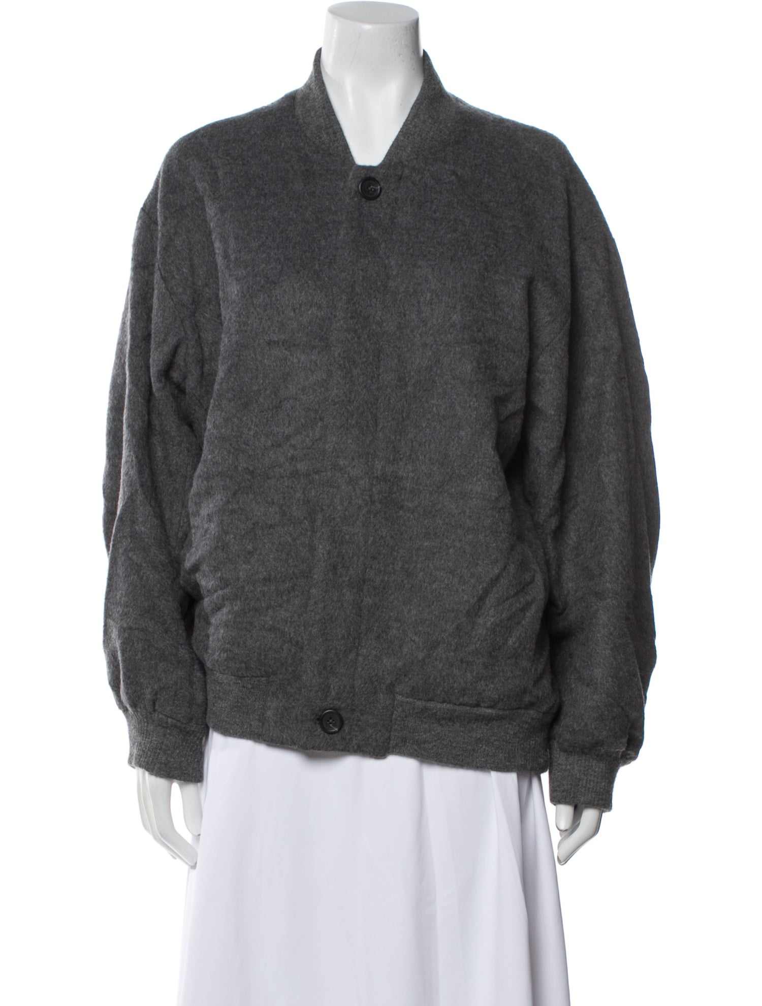 Lauren Manoogian Alpaca Bomber Jacket