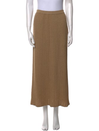 Lauren Manoogian Baby Alpaca Midi Length Skirt