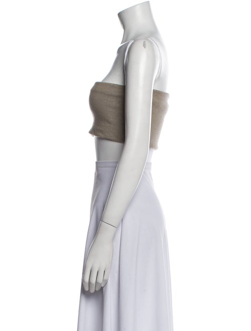 Lauren Manoogian Strapless Crop Top